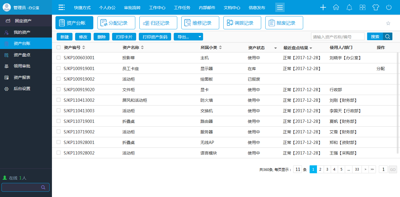 oa合同報表-即采購合同相關(guān)的各類統(tǒng)計表